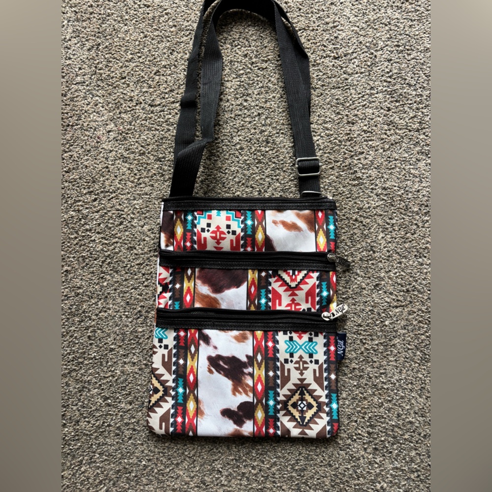 Tribal Pattern Crossbody Bag